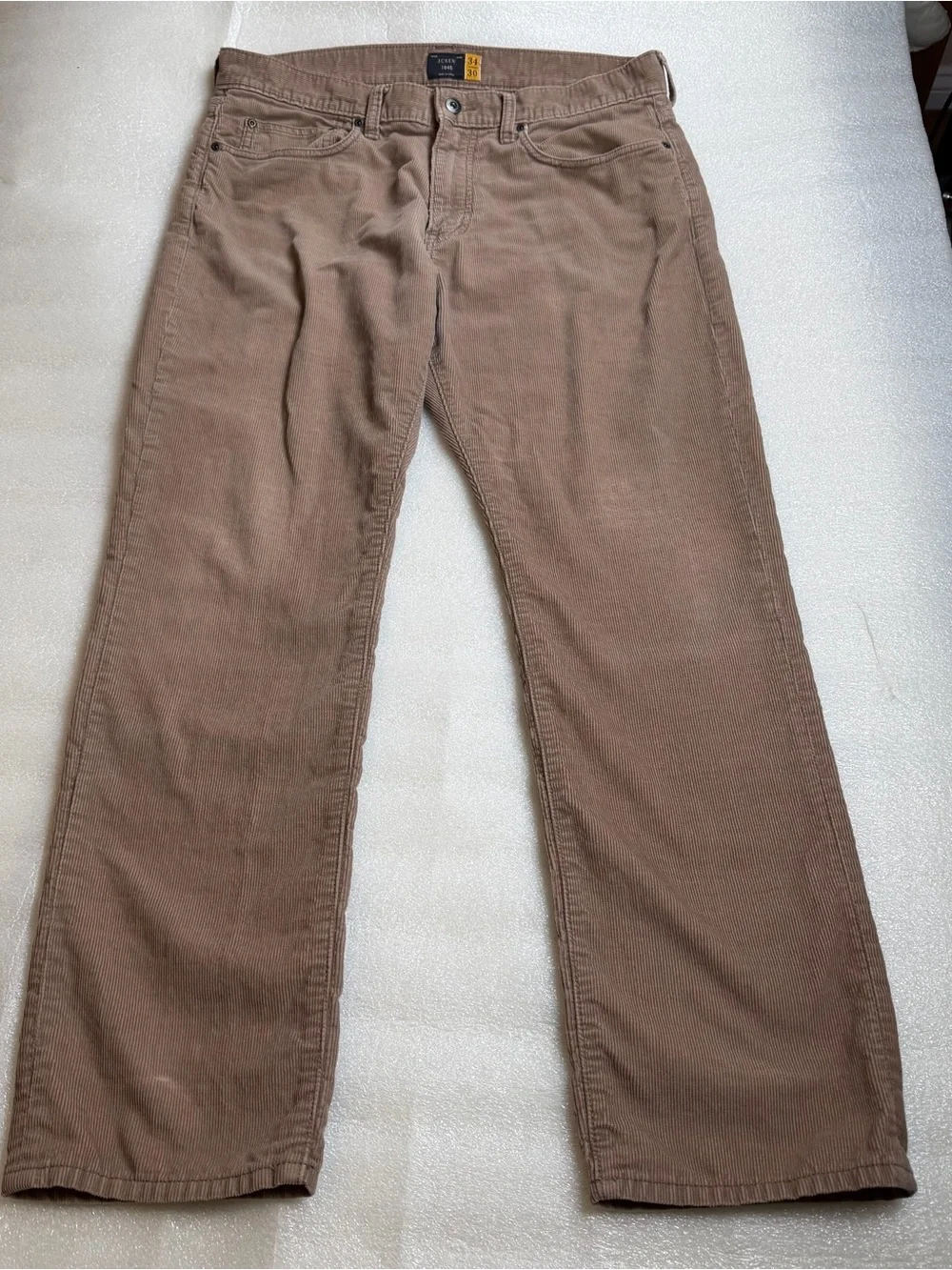 J Crew 1040 Athletic Taper Cotton Corduroy Pants Mens 34x30 Office Party Note N